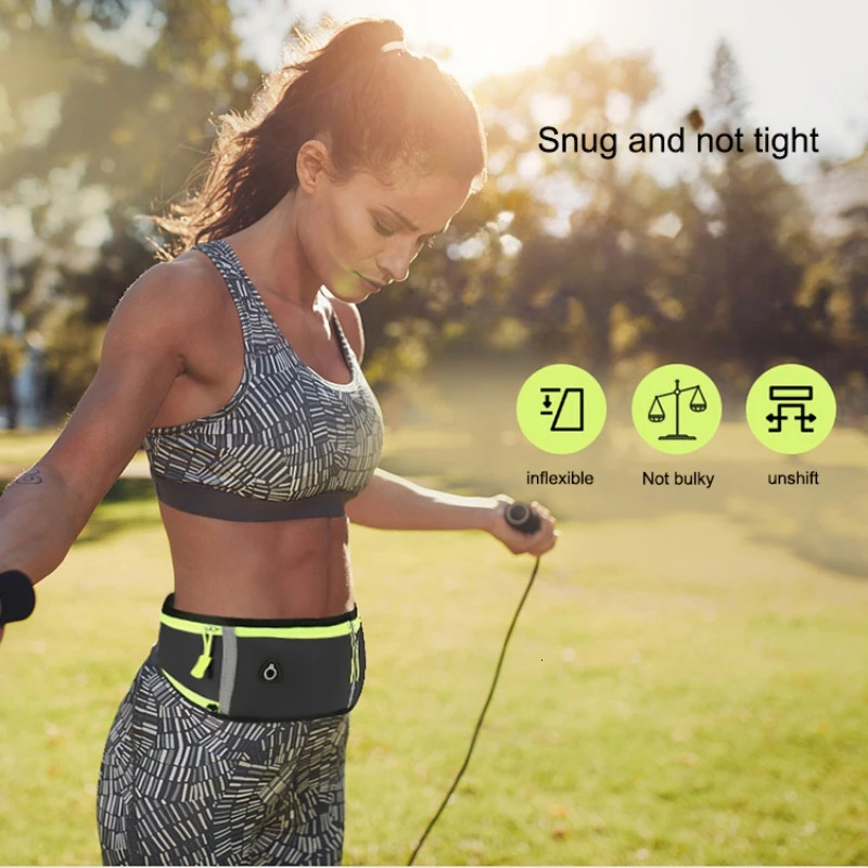 Ship from US Fashion Waist Packs Belt Bag Adjustable Strap Waterproof For Women Men Water Bottle Side Pocket Running Travel Hiking 250227FBB