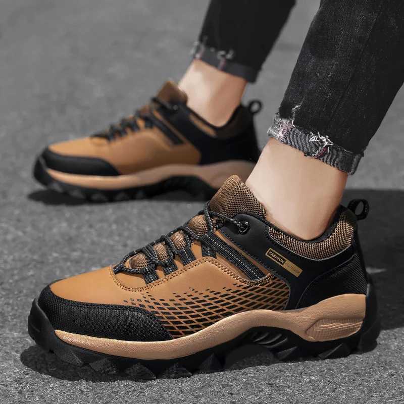 Men Sneakers Male Hiking Shoes Outdoor Waterproof Mountain Boots Mens Shoes Anti Slip Wear-resistant Tennis Shoes for Men Z250227