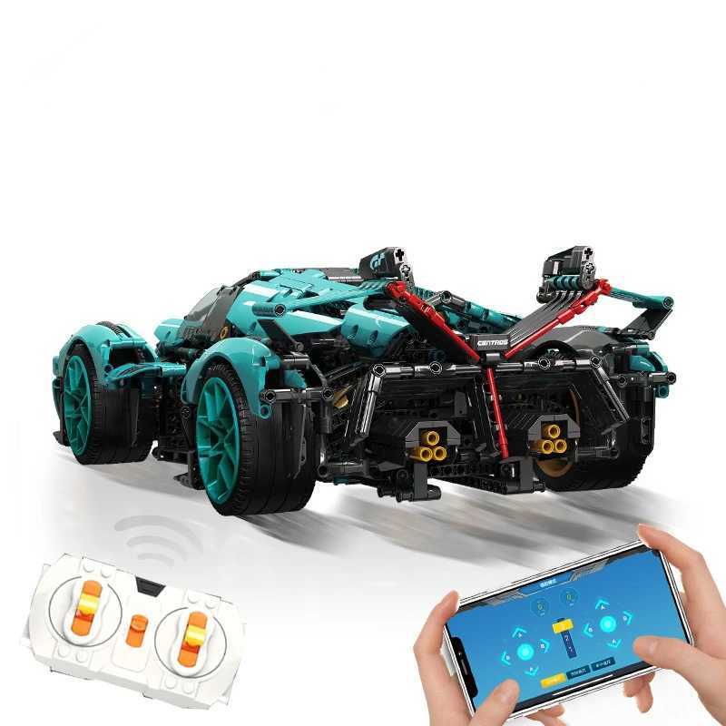 2023 Building Blocks Concept Edition Sports Car is Racing Building Blocks B Model Overspeed Car Toy Childrens gift Y250227
