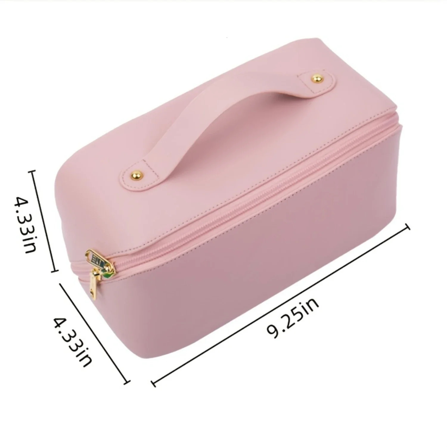 Ship from US Customized Large Makeup BagPortable Cosmetic Organizer CaseTravel Purse Brush Pouch 250227FBB
