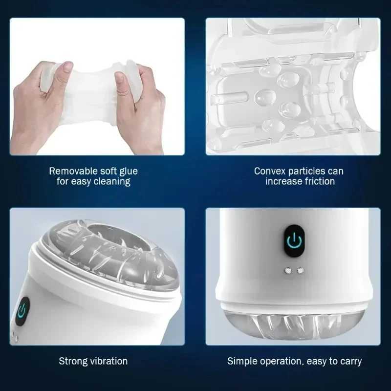 Male Masturbation Cup Automatic Sucking Blowjob Masturbation Equipment Machine Sex Toys Adult Goods for Man Masturbators CupXJ250227