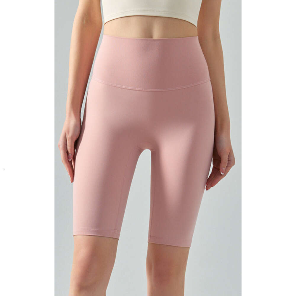 Cool without size, women's tight yoga pants, nude sports fiess high waist hip lifting cycg shorts, 2025 new style, chic and elegant clothing