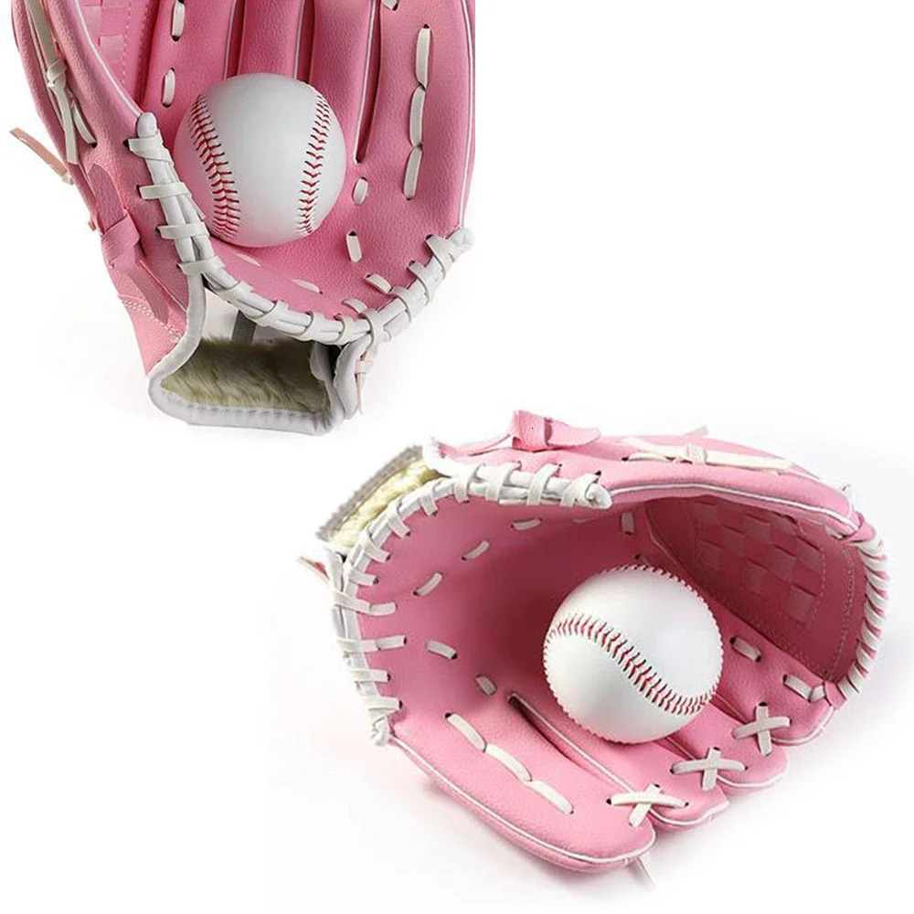 Outdoor sports baseball gloves PU leather hitting gloves soft ball practice equipment baseball training and competition gloves 250227
