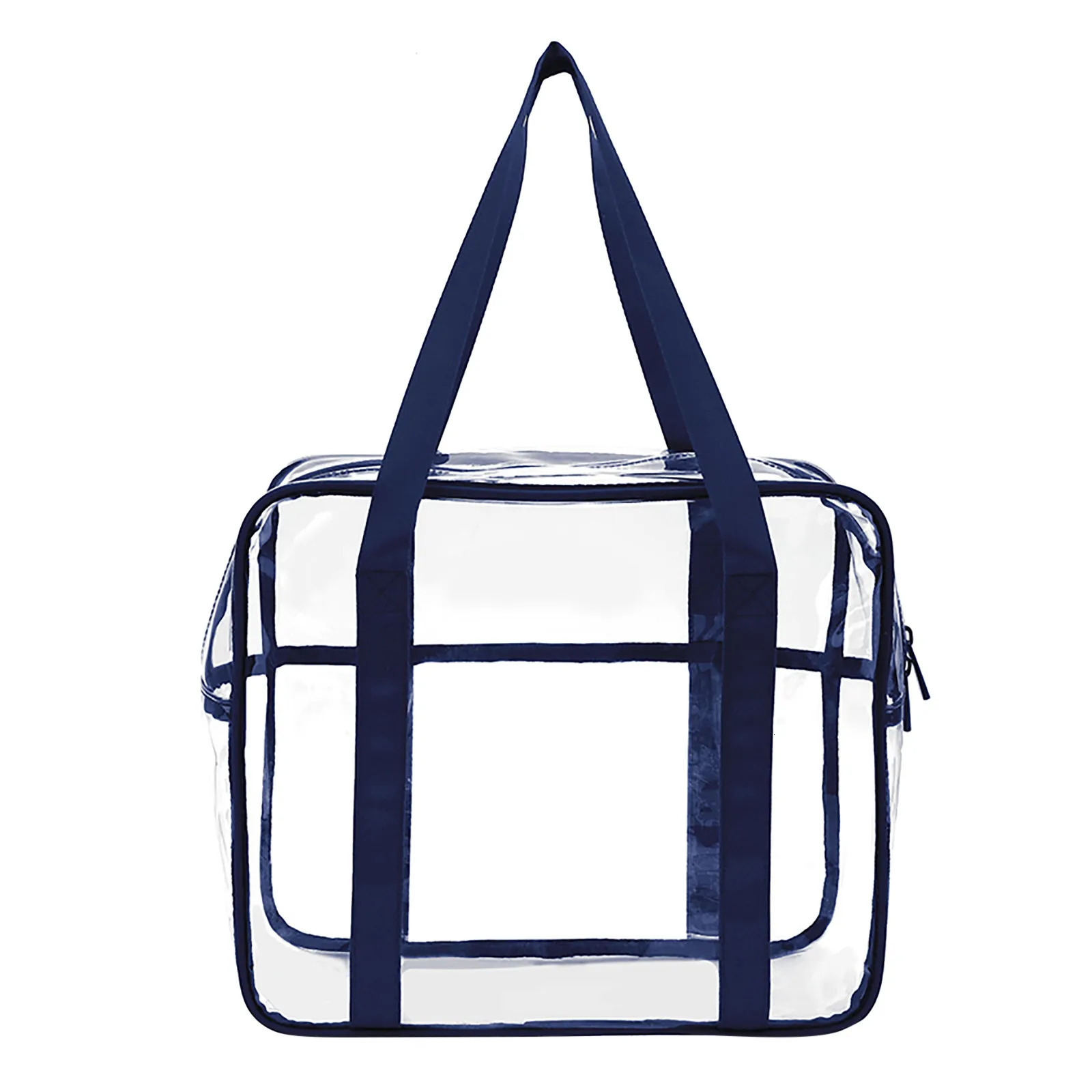 Ship from US Tote Bag For School Work Pvc Toiletries Handbag Multifunctional Womens Storage Shoulder Bags Cosmetic 250227FBB