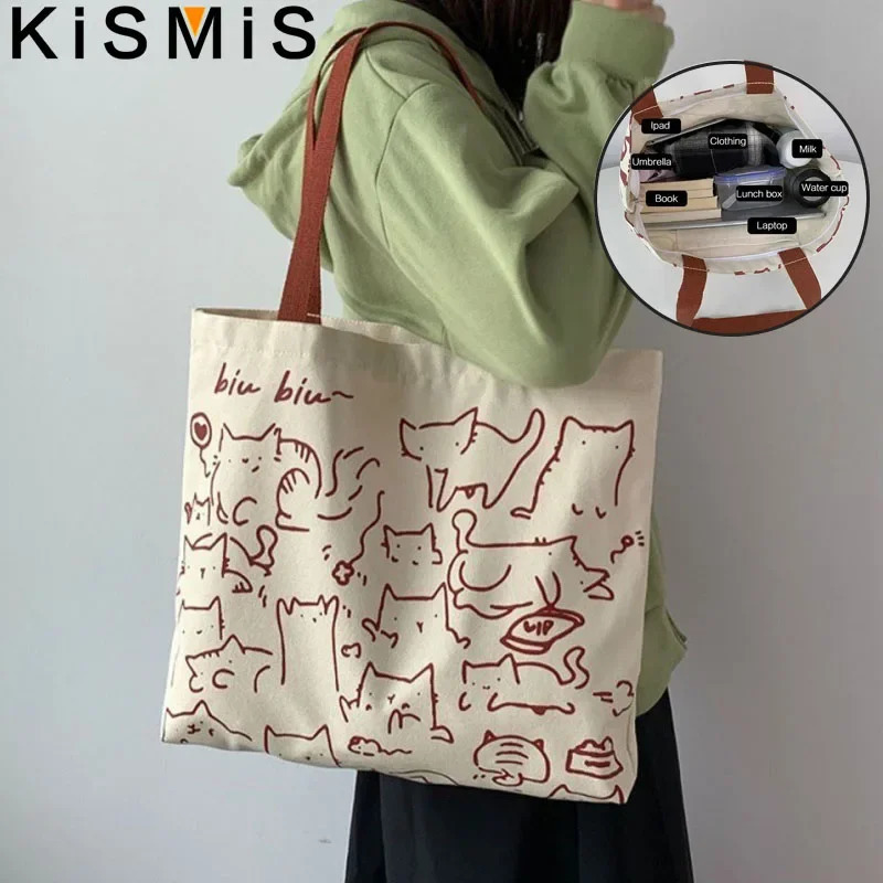 Ship from US KISMISWomen canvas cross body bag Oblique single backpack large capacity shoulder retro garbage 250227FBB