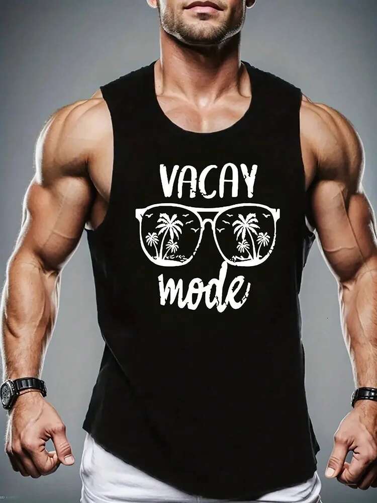 Summer Sports Designer Outdoor Sports Loose And Comfortable Sleeveless T-shirt Daily Street Men's Fashion Tank Top