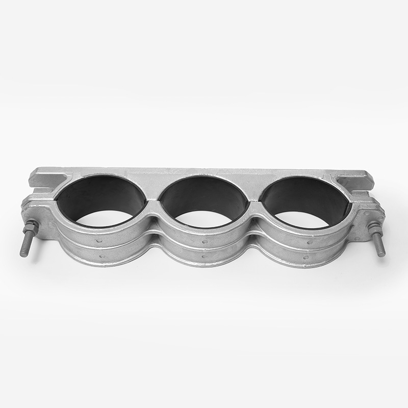 Heavy Duty Aluminum Alloy Cable Bracket JGW Series for Stable Fixation of Triple Wires at High Pressures