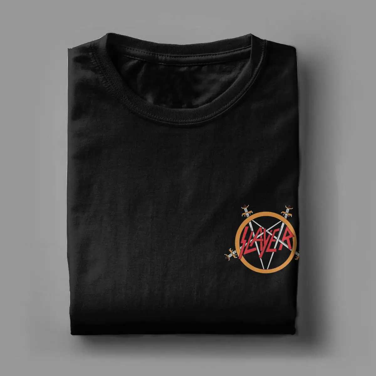 Heavy Slayer Band T Shirts for Men Women Cotton Leisure T-Shirt O Neck Metal T Shirt Short Slve Clothes Gift X250227