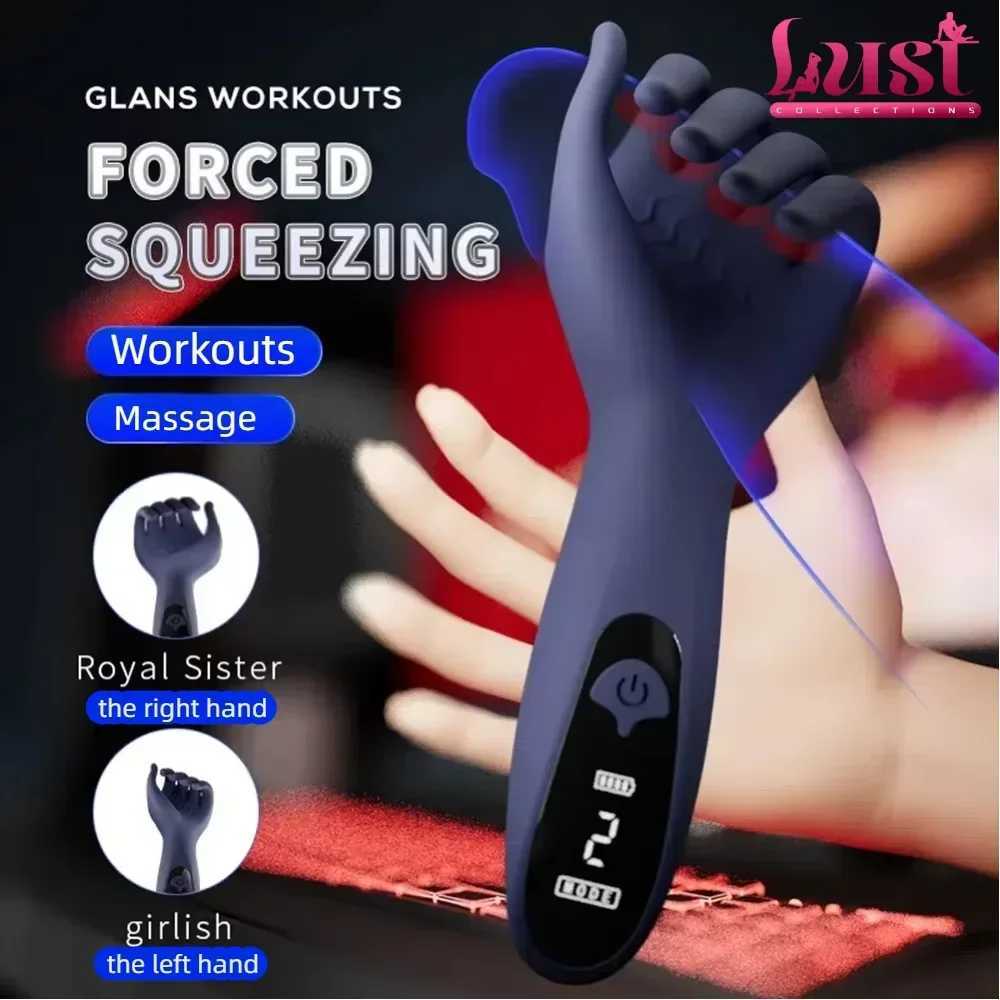Male Masturbator Cup Glans Trainer Penis Vibrating Massage Vibrator Lasting Delay Endurance Exer Sex Toys Masturbator for MenXJ250227