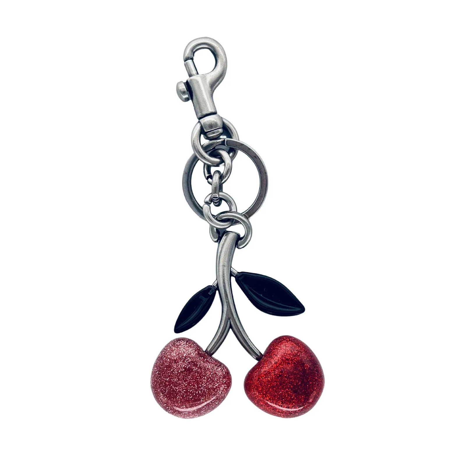 Six Different Styles Crystal Cherry Charm Pendant For Bag Womens Handbag Shoulder Bags Keychain Attachment Parts 250227