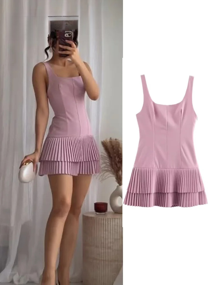 Woman Chic High Street Slim Short SEXY DRESSES FOR WOMEN Women Summer Square Collar Sleeveless Solid White Mini Dress