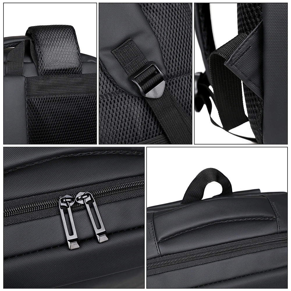 Ship from US Backpack for Men Women Business Slim with USB Charger Computer Lightweight Antitheft Travel Backpacks 250227FBB