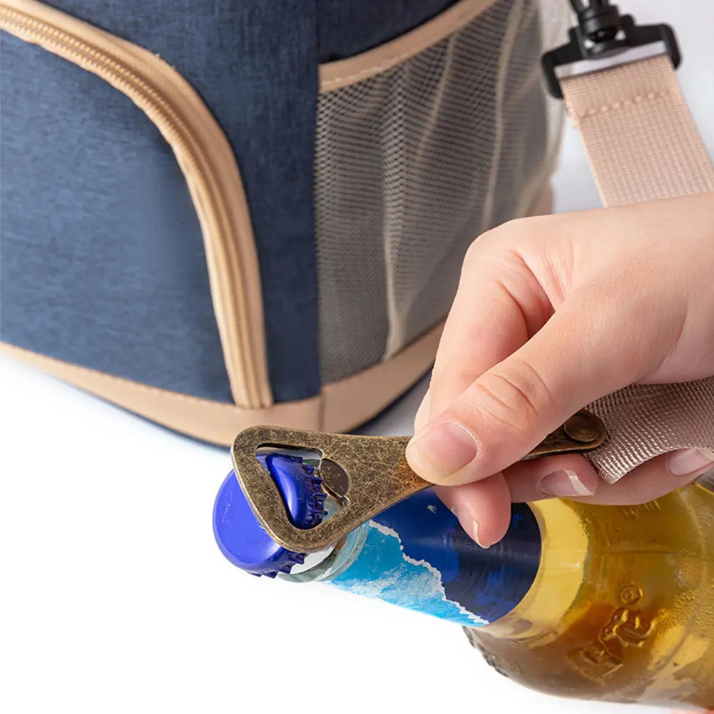 Ship from US Lunch Picnic Bag with Strap Cooling Leakproof Portable Cooler Box Insulation for Camping Outdoor Activities 250227FBB