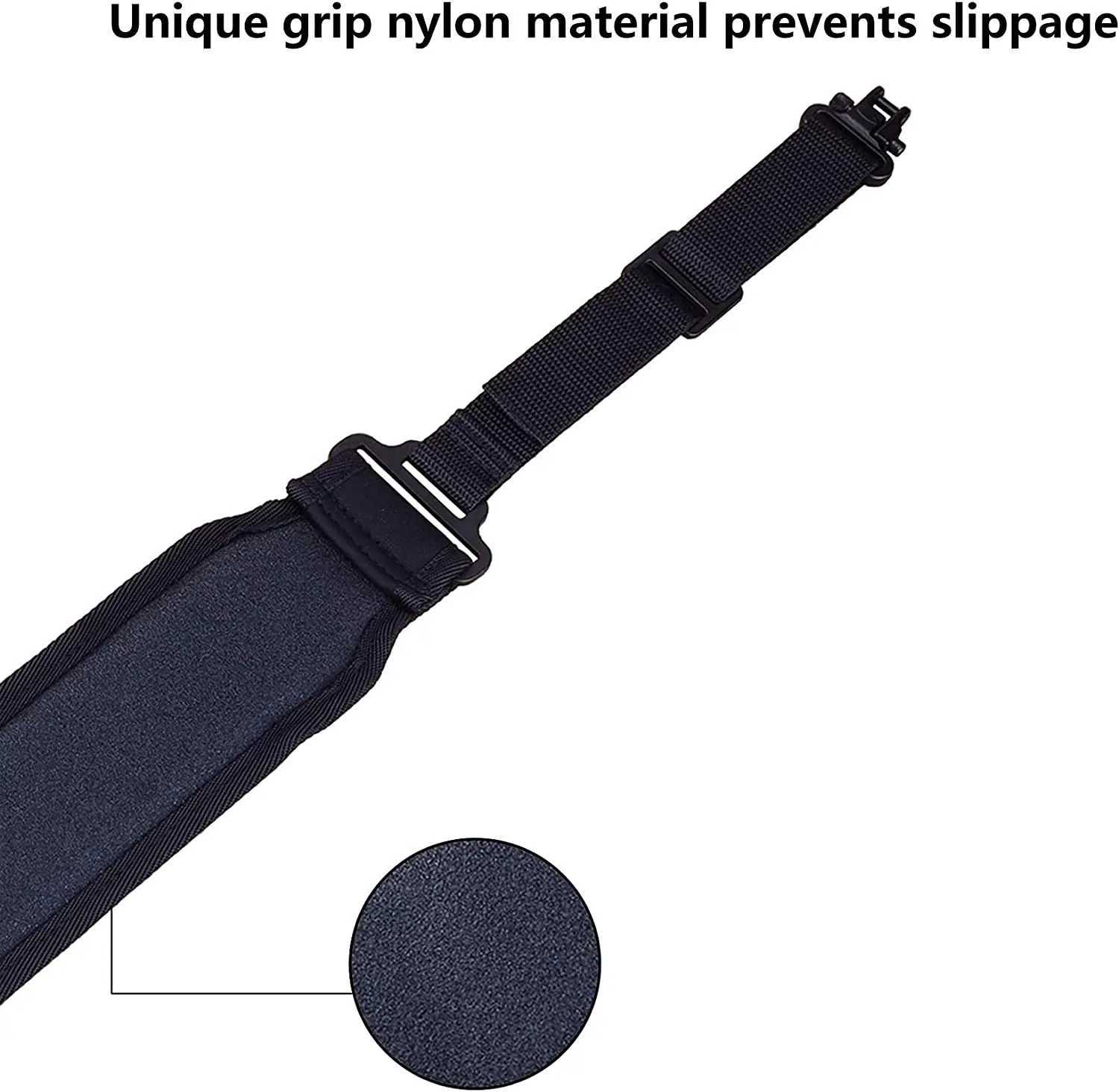 Shotgun Sling With Shell Holder 2 Point Non-Slip Adjustable Ammo Sling For Shotgun-Shotgun Sling With 15/25 Shell Holder W250227