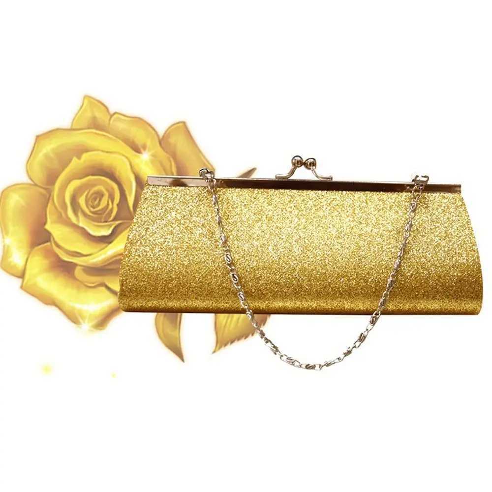 New Arrival Womens Sparkly Glitter Party Wedding Purse Shoulder Bag Evening Bag Clutch Purse Handbag T250227