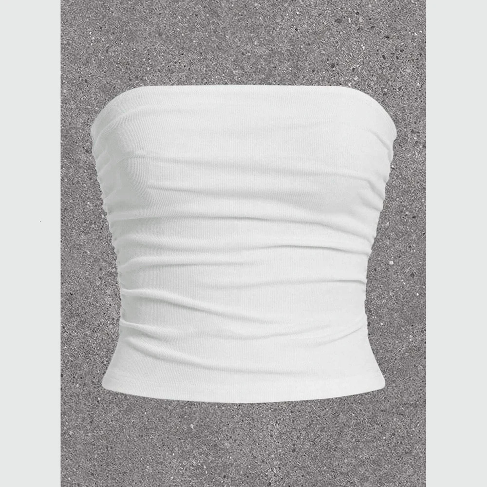 Mia Muse Womens Tank Summer Korean Plain Sleeveless Shoulder Tight Casual 250224Z