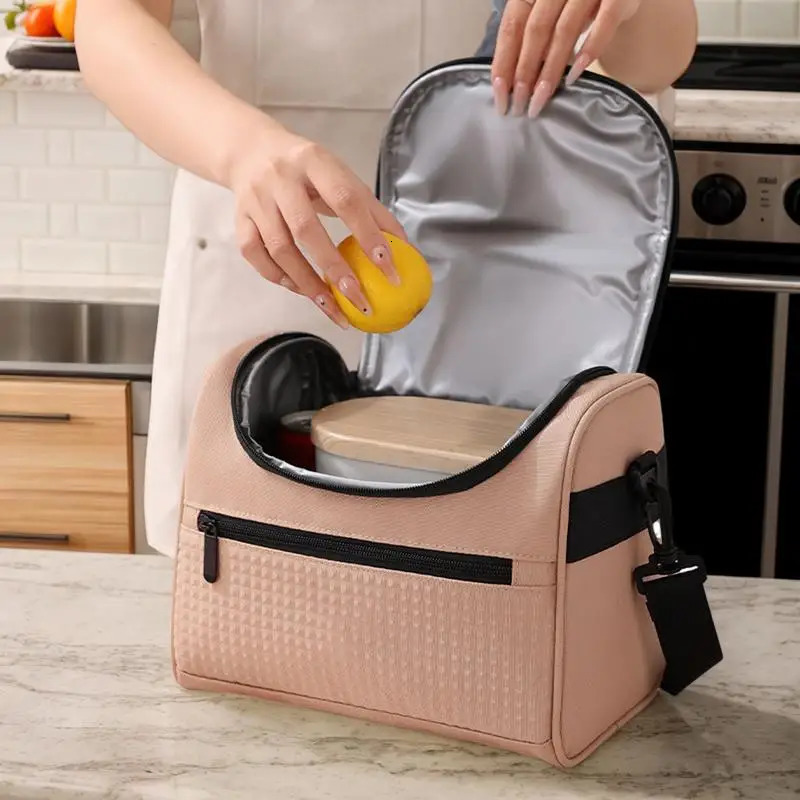 Ship from US Insulated Lunch Bag 85 L Soft Cooler Cooling Tote Triplelayer Leakproof Container With Adjustable 250227FBB