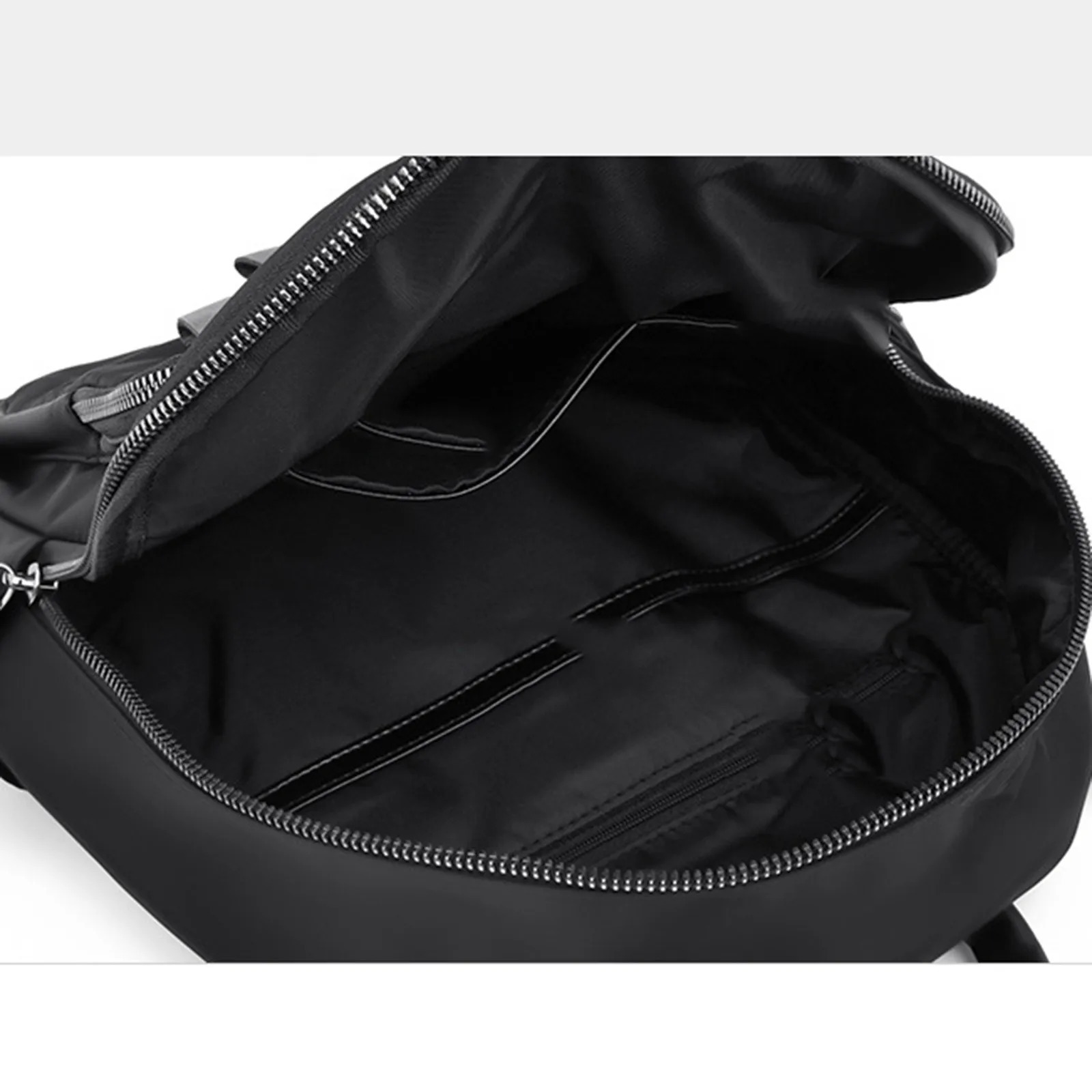 Ship from US Womens Fashion Solid Color Fabric Large Capacity School Bag Adjustable Shoulder Strap Double Mochila 250227FBB