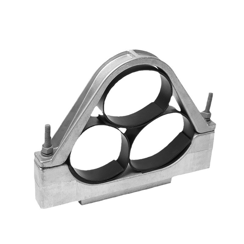 Custom High-Pressure Cable Clamp JGPU Type Aluminum Alloy with Holes for Bridge Rack Mounting