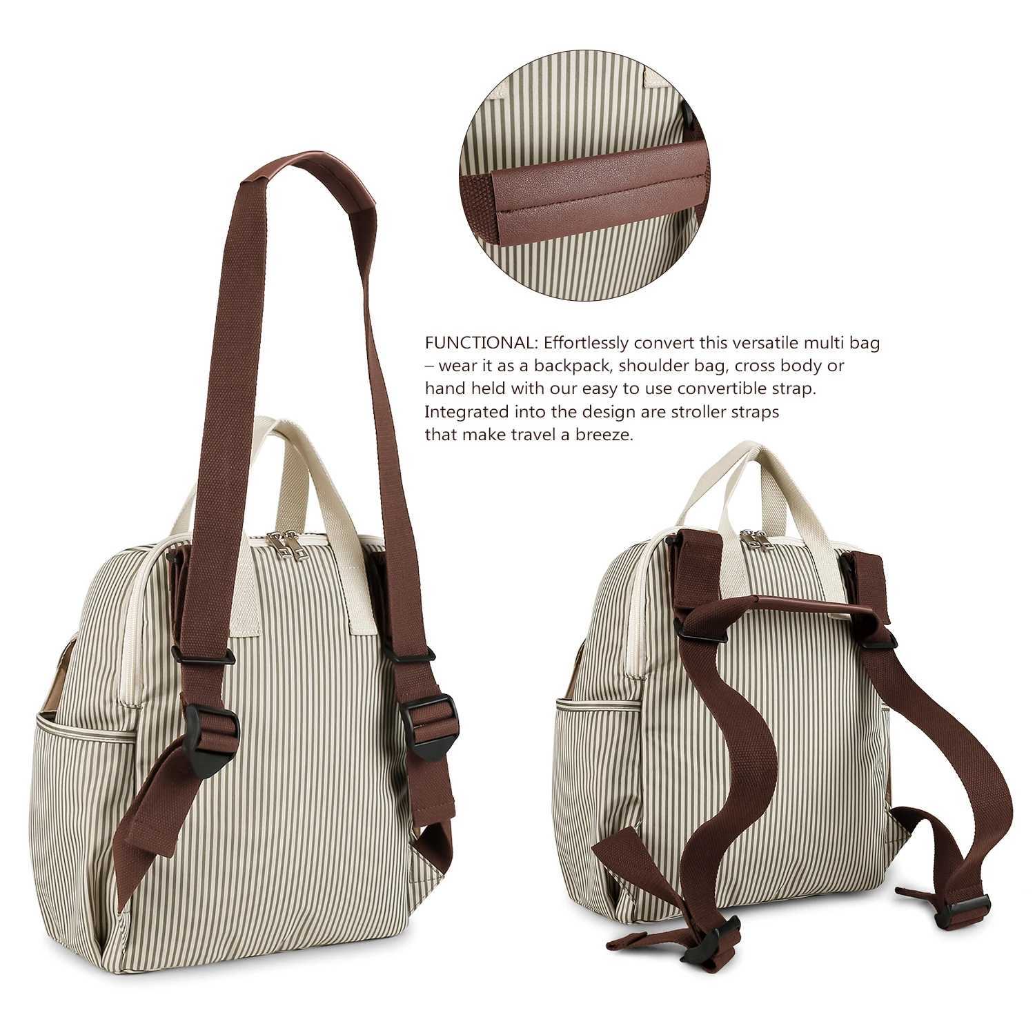 Diaper Bags Shoulder Mommy Includes Urine Mat Independent Bottle Bag Multi functional Mommy Bag Maternal and Child Travel Bag Y25022725FB