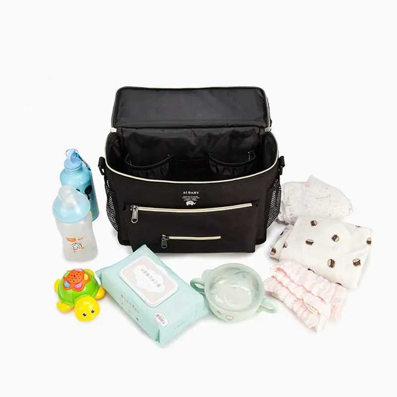 Diaper Bags Waterproof Large Capacity Diaper Bag for Mommy Travel - Multifunctional Maternity Stroller Organizer Mummy Bag Y250227AEPC