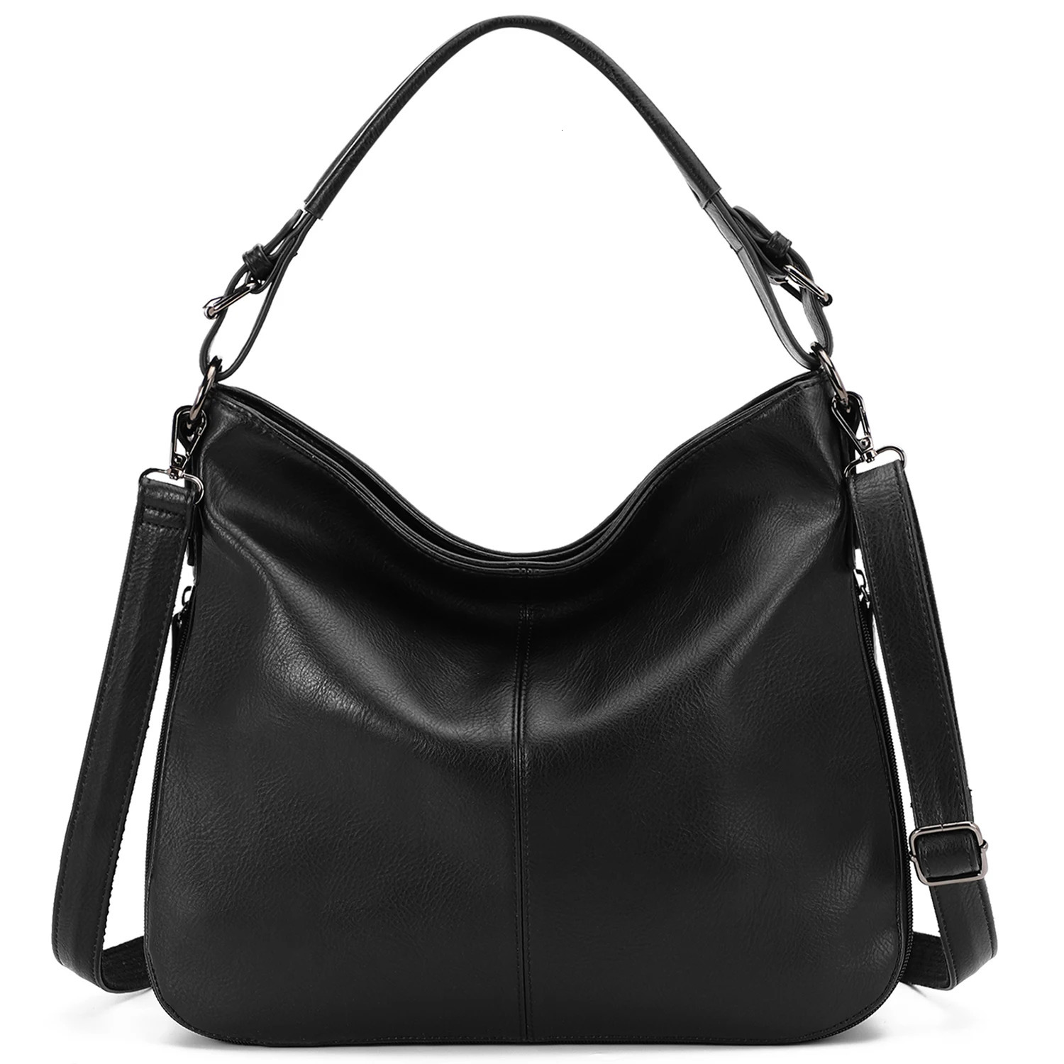 Ship from US KL928 womens large wallet PU leather shoulder bag cross body homeless handbag adjustable strap 250227FBB