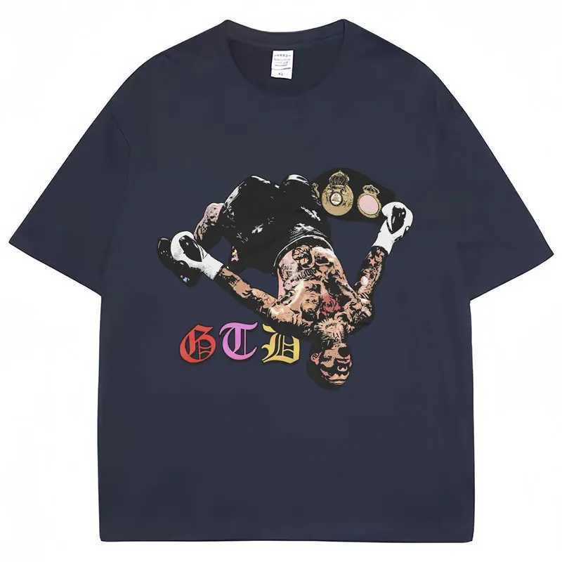 Tank Gervonta Davis Graphic T-shirt Vintage Mens Oversized T Shirts Sport Boxing Cotton Summer Tshirt Strtwear Male X250227