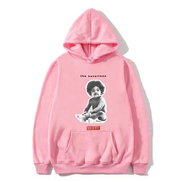 Rapper BIG Poppa Graphic Hoodie Mens Rap Oversized Sweatshirt Biggie Smalls Hoodies Men Women Hip Hop Sportswear X250227 L251018R04X