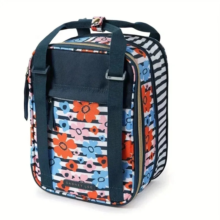 Ship from US Expandable Insulated Lunch Bag Handle Picnic Box for School Office Travel Business 250227FBB
