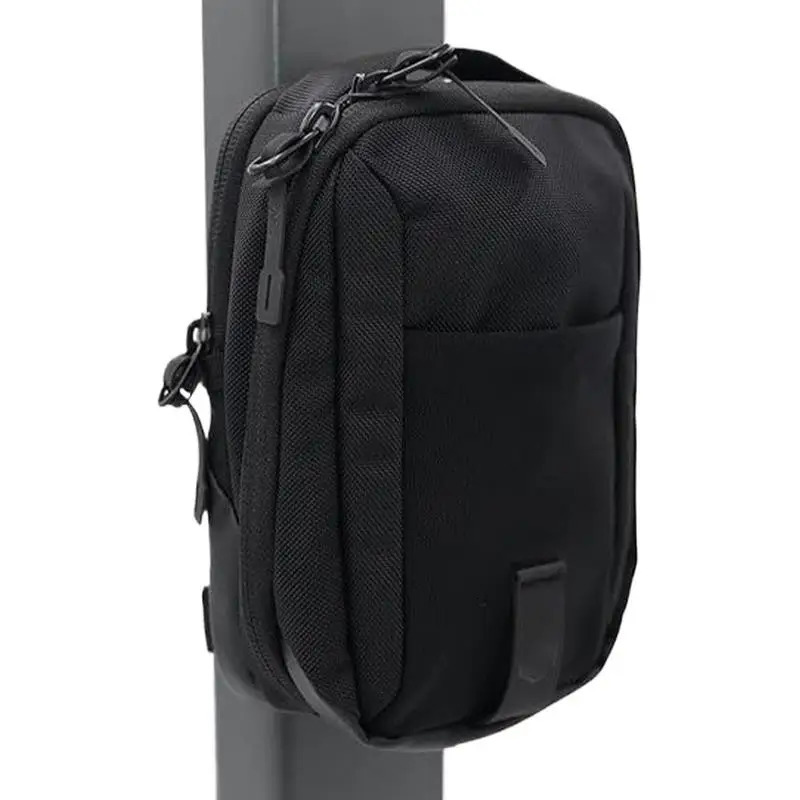 Ship from US Magnetic gym mobile phone hanging bag suitable for men women floor organizers sports chest cross body handbags earplugs key water bottles