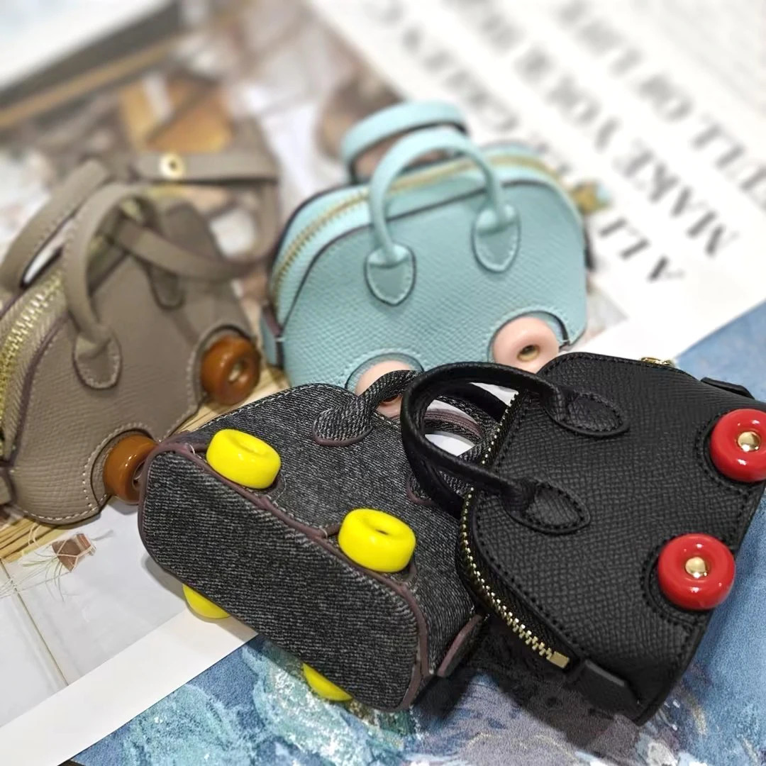 Ship from US Womens mini charm bag used for handbags and wallets cute handbag keychain 250227FBB
