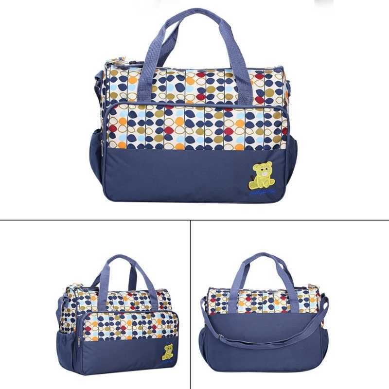 Diaper Bags 5pcs Maternity Bag Set Including Diaper Mat Meal Bag Multifunctional for Hospital and Daily Outings Baby Diaper Storage Y250227CI03