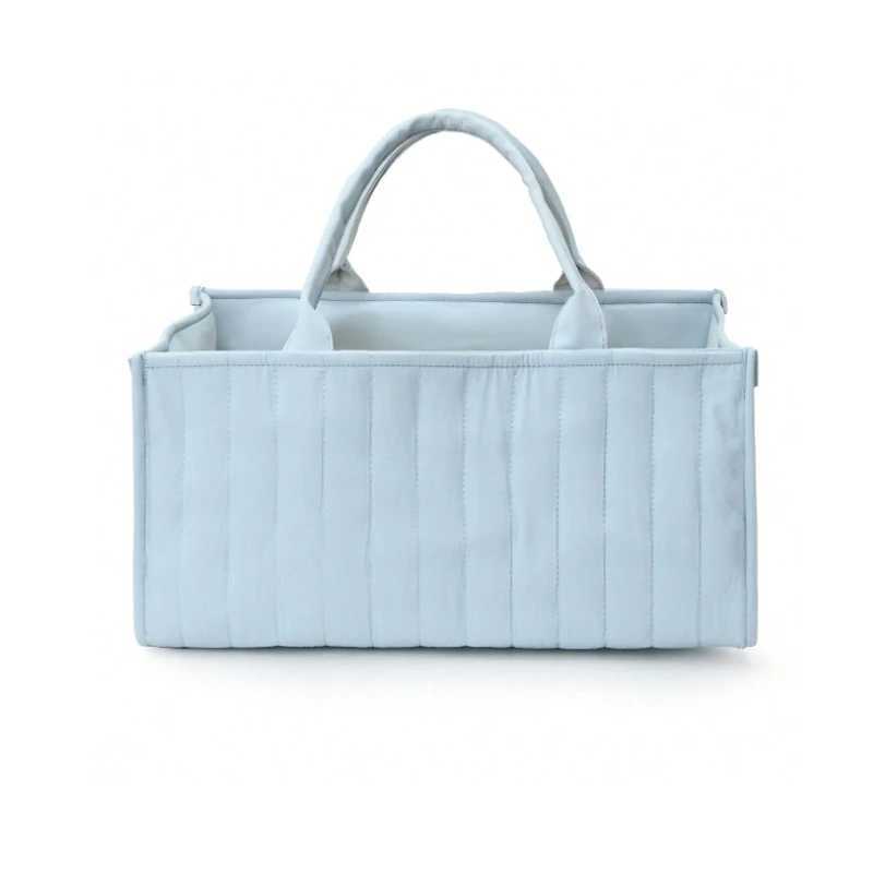 Diaper Bags Handheld layered high-capacity mother and baby mommy bag waterproof and portable embroidered diamond grid splicing bag baby di Y250227FLC5