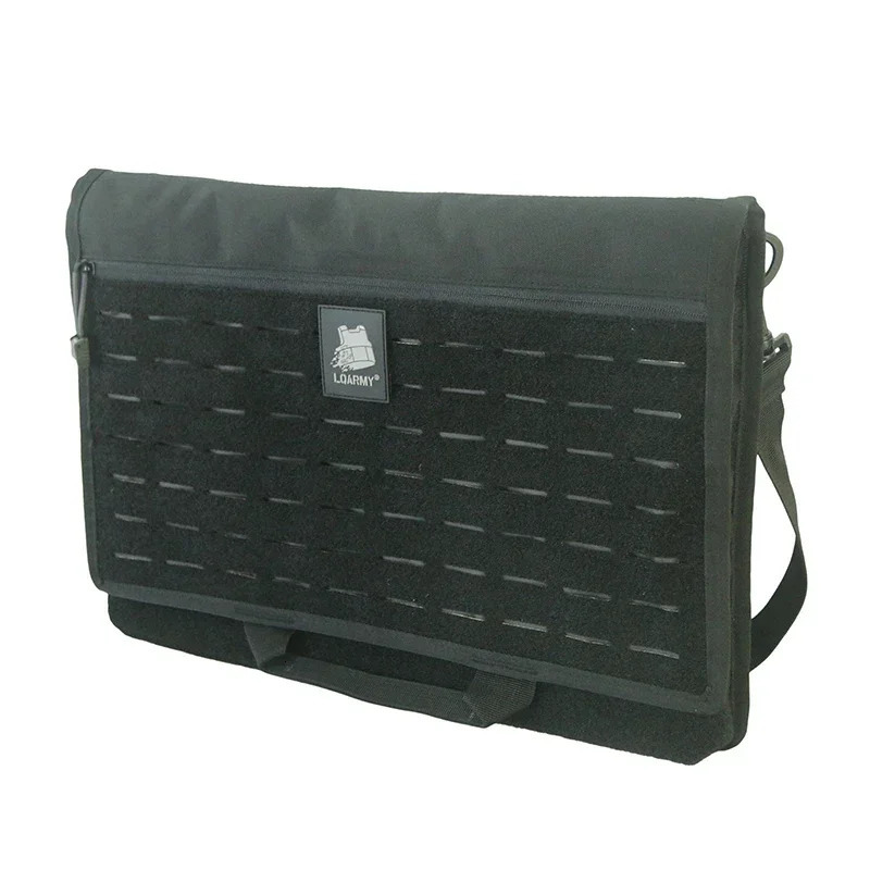 Ship from US Tactical Briefcase 15 inch Laptop iPad Case Military Shoulder Messenger Bag Mens Molle TopHandle Handbags 250227FBB
