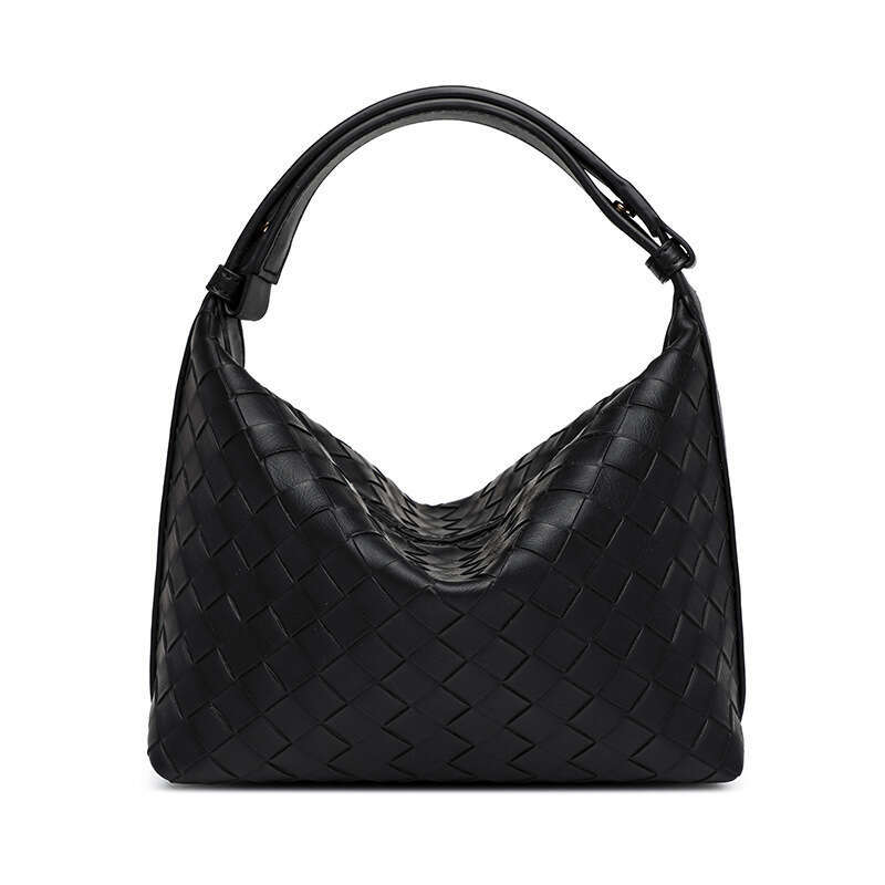 Women's Bags Autumn women's high-end soft woven handbag, niche casual travel practical texture pillow bag