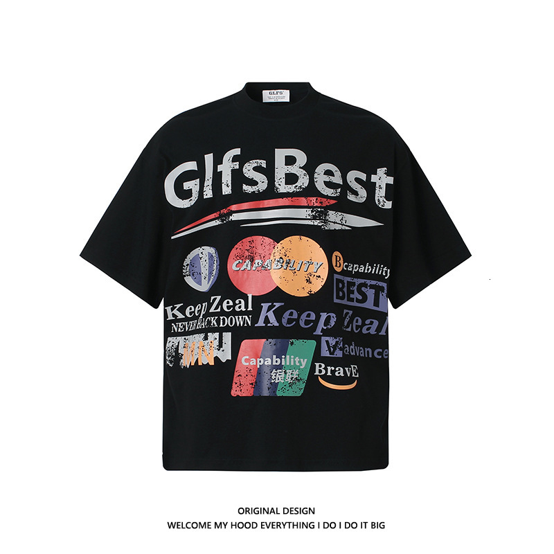 Free Shipping 2025 Designer Summer Top T-shirt Unisex Loose Street Sports Casual Short Sleeved Men's T-shirt
