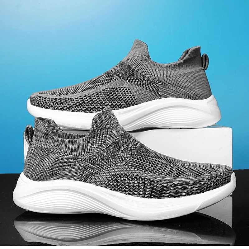 New 2023 Summer Shoes For Man Loafers Breathable Mens Sneakers Fashion Comfortable Casual Foot Tennis Mens Shoes Mens Z250227
