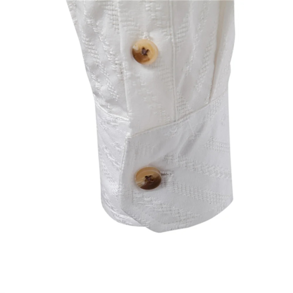 AIOPESON Mens 100% Cotton Solid Color Half-Button Casual Long Sleeve Shirt For Men Fashion Social Business Men Shirts 250224