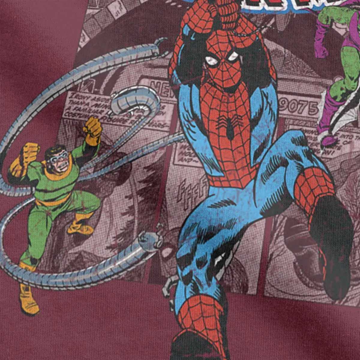Spider-man Mens T Shirts Humor T Shirt Short Slve O Neck T Shirts Pure Cotton Classic Clothing X250227