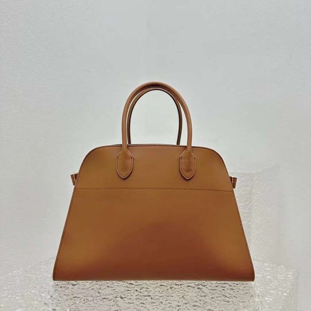 Women's Bags High Quality Margaux Cowhide Handbag Shoulder Margaux Soft Genuine Leather Large Capacity Suede Tote Bag