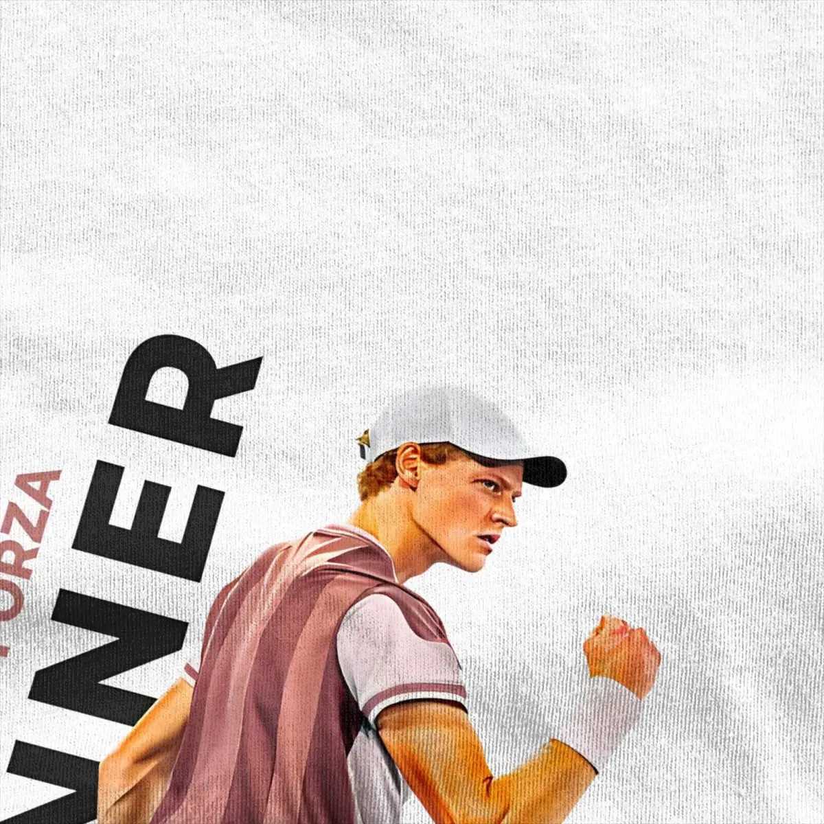 Jannik Sinner T Shirt Summer Digital artwork print Aesthetic T Shirts Cotton Leisure T Shirt For Male Short-Slved Top Ts X250227