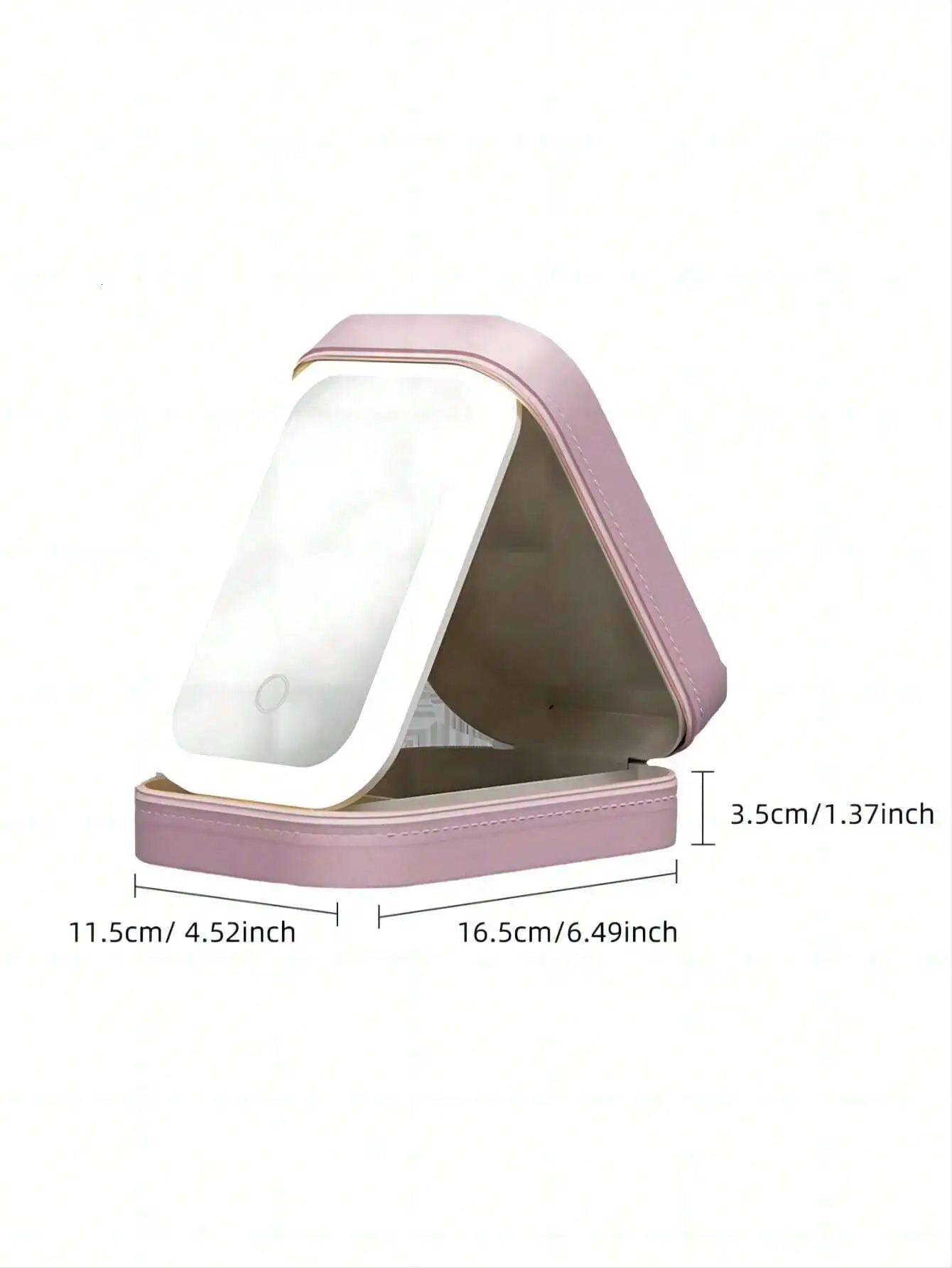 Ship from US Travel Makeup Box with Mirror Separable Bag Professional Organizer Waterproof Portable 250227FBB