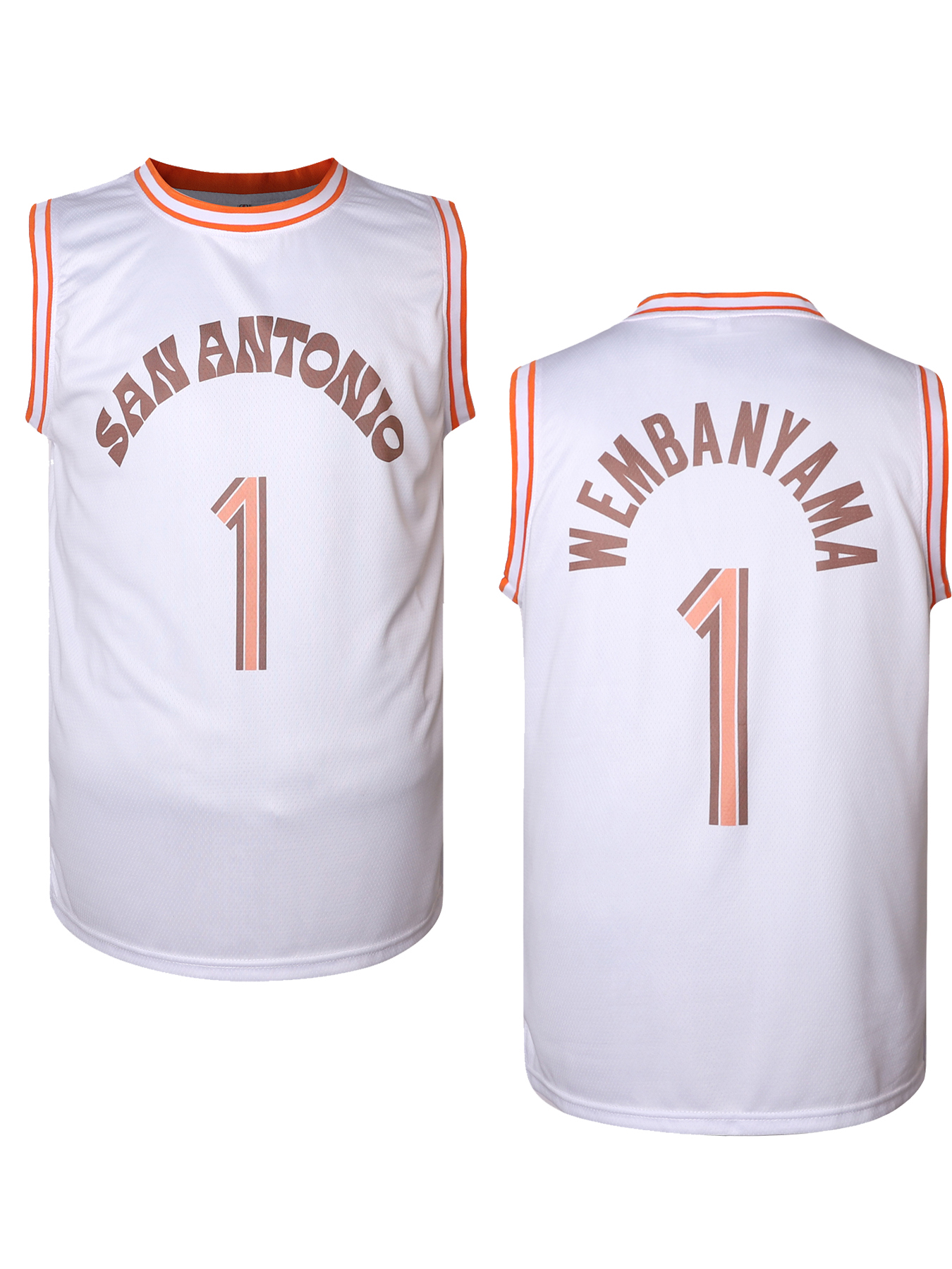 1 Victor Wembanyama 2025-26 Stephon Castle 5 De Aaron Fox 4 Dylan Harper 2 Harrison Ingram 55 Personalized Customized Basketball Jerseys Custom Any Number Name 88