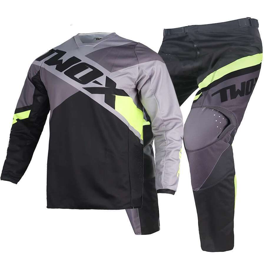 Youth motocross racing gear set, children's outfit, jersey and pants 152, MX ChlorMotorcycle, BMX bike MX D343, all-terrain cycling soaked
