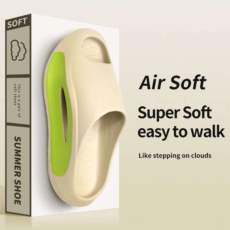 Fashionable And Versatile Slippers Men's Designer Sandals Outdoor Wear Thick Soled Non Slip Sandals Summer New Style Dormitory Bathroom Shower EV