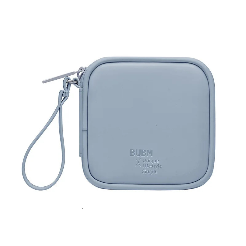 Ship from US BUBM original factory simple charging data cable storage bag waterproof and scratch resistant PU digital accessories Earpho 250227FBB