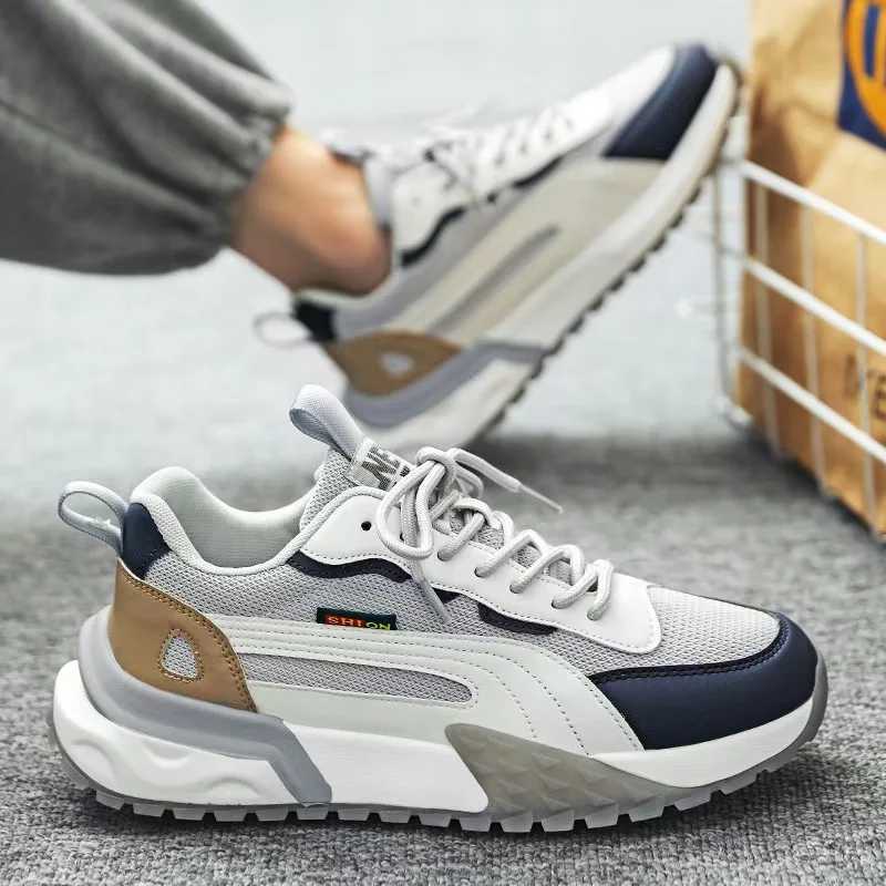 NEW Top Sneakers Lace-Up Mens Platform Breathable Quality 2024 M Running Shoes For Men Mesh Outdoor Casual Sports Shoe Atillas Z250224