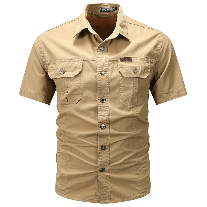 Mens Summer Thin Short Sleeved Shirt Jacket Mens Solid Color Casual Pure Cotton Outdoor Work Shirt Top 250224