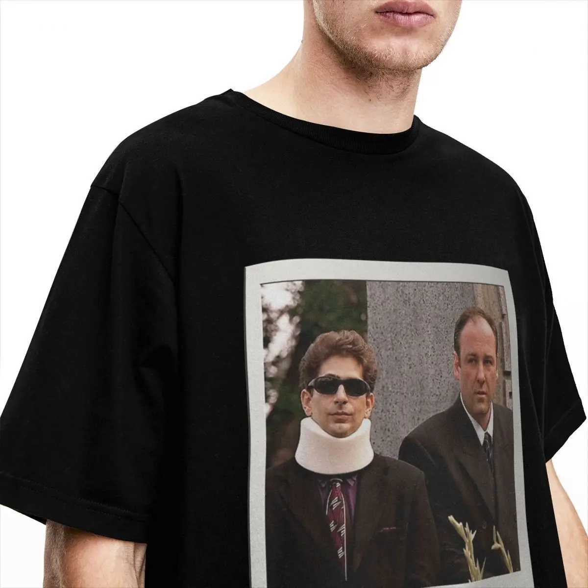 Tony Soprano Pop Culture T-Shirt Harajuku T-Shirts Short Slves Funny Tshirt Beach Cotton Round Neck Oversized Clothes X250227
