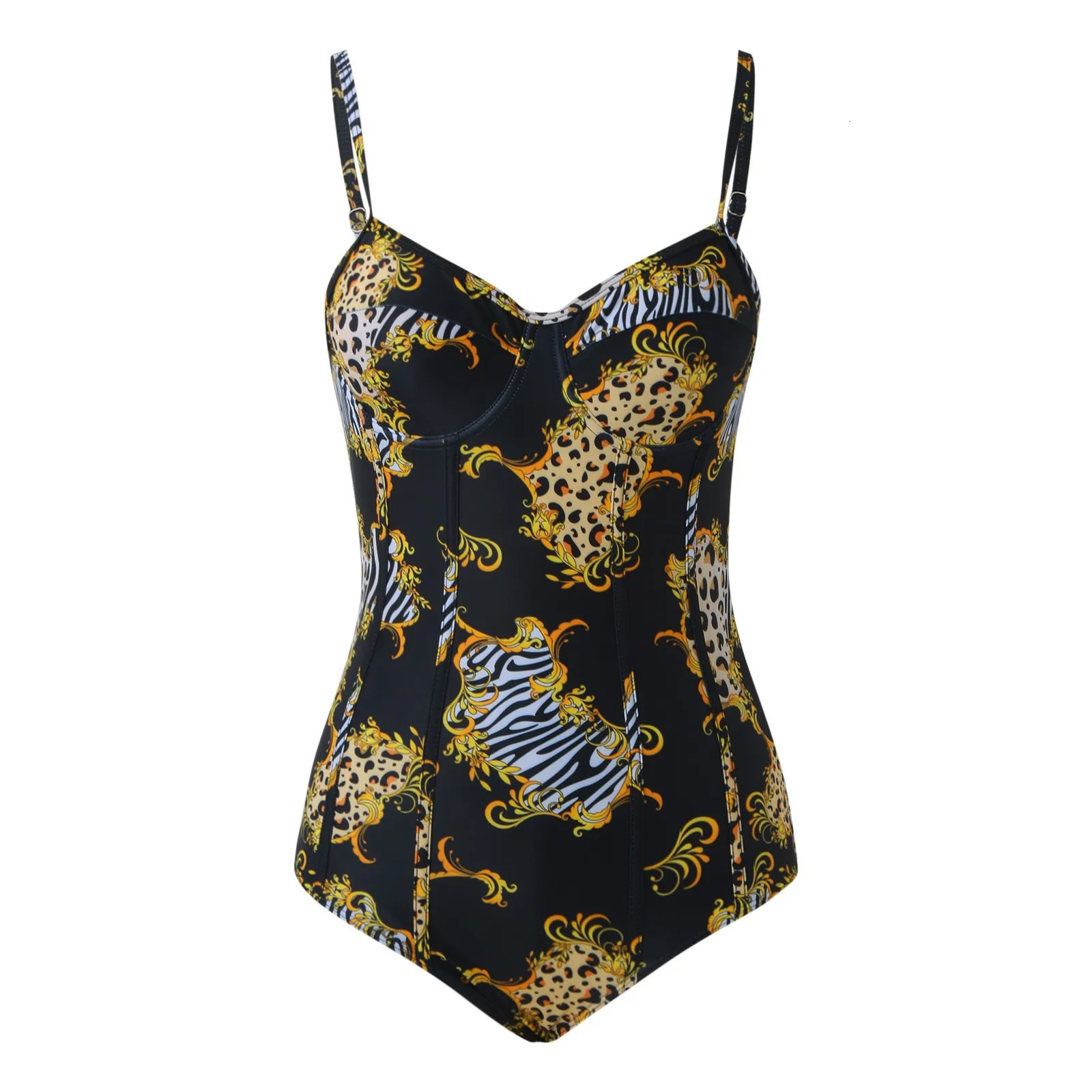 Cover Up Swimwear With Starry Sky Tiger Print Female Kimono One Piece Swimsuit Chiffon Wrap Skirt Bikini WomenS Swimsuit 250226